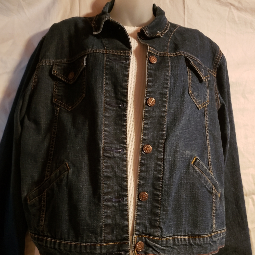 Levi's Denim Jacket, Size XL 16/18 Blue